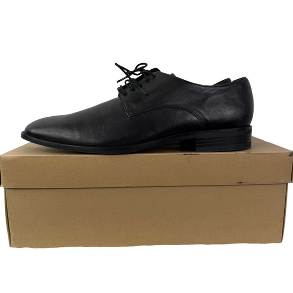 Cole Haan‎ Air Kilgore Plain Oxford Black Nappa Leather Dress Shoes Mens 12
